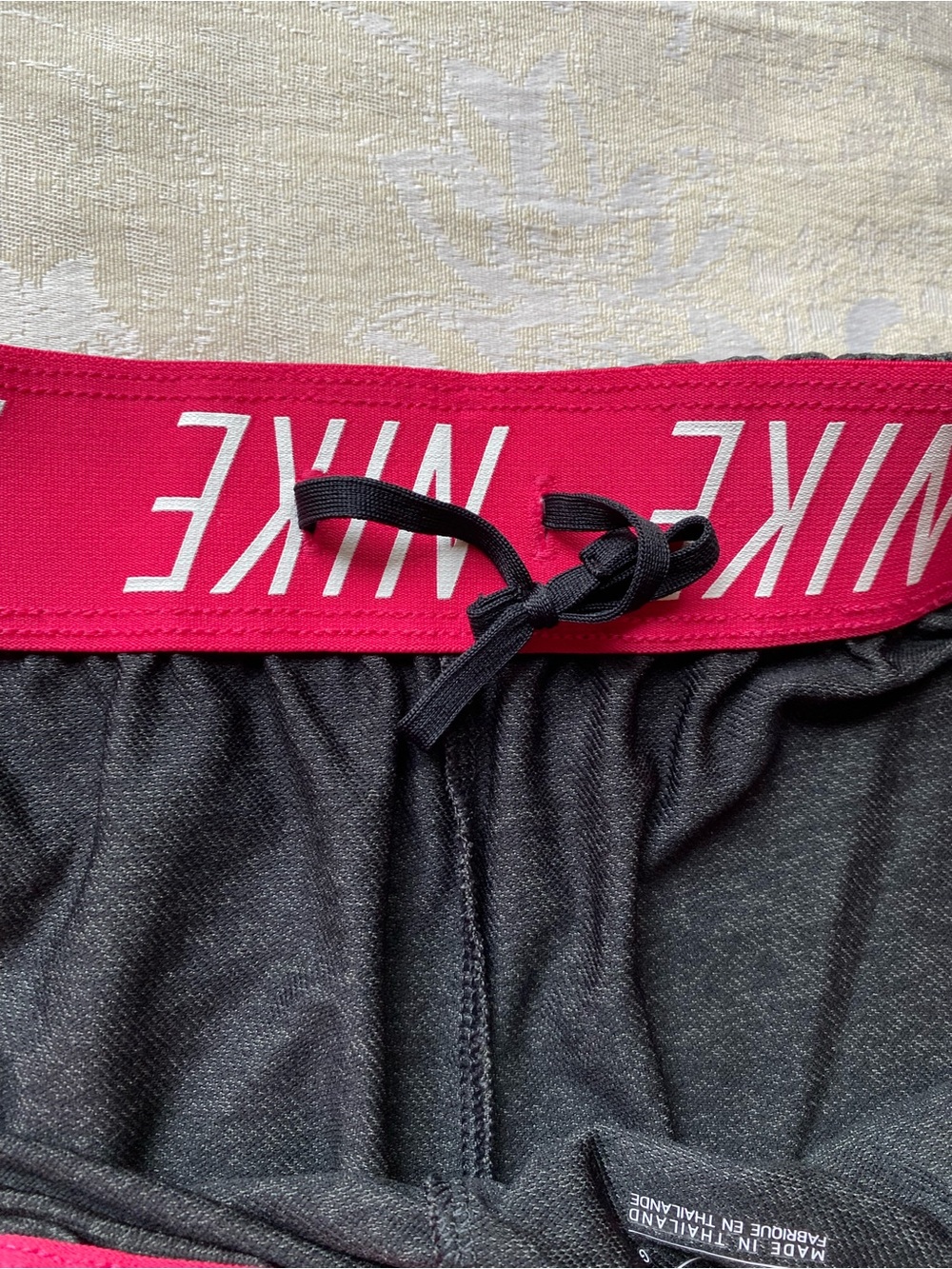 Nike Dri-Fit Fold Over Band Training Shorts - Picture 6 of 8